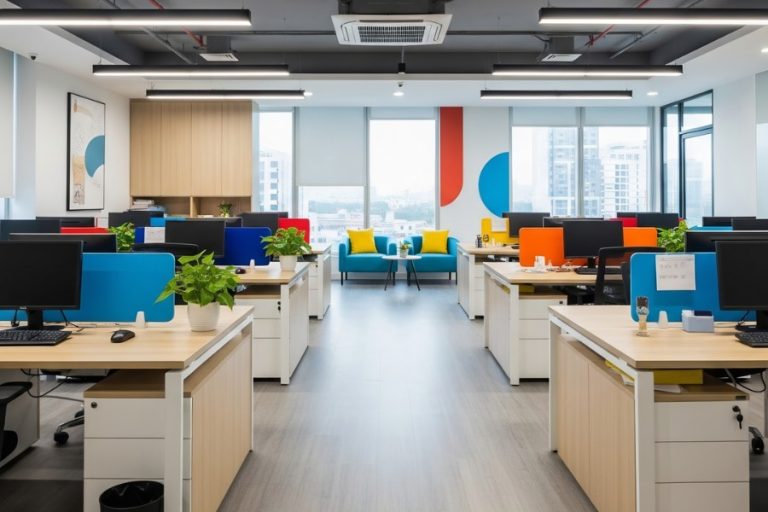 Đơn Vị Thiết Kế Nội Thất Văn Phòng tại Dĩ An hiện đại tối ưu