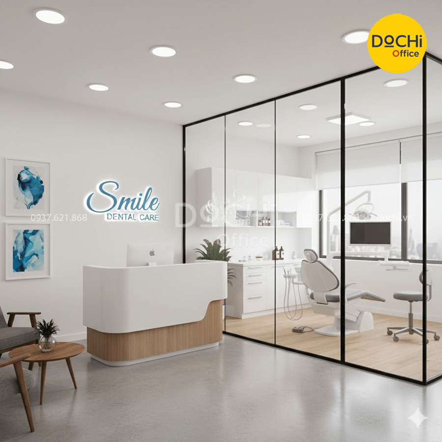 Tại sao lại phải thiết kế nội thất văn phòng nha khoa đạt chuẩn?