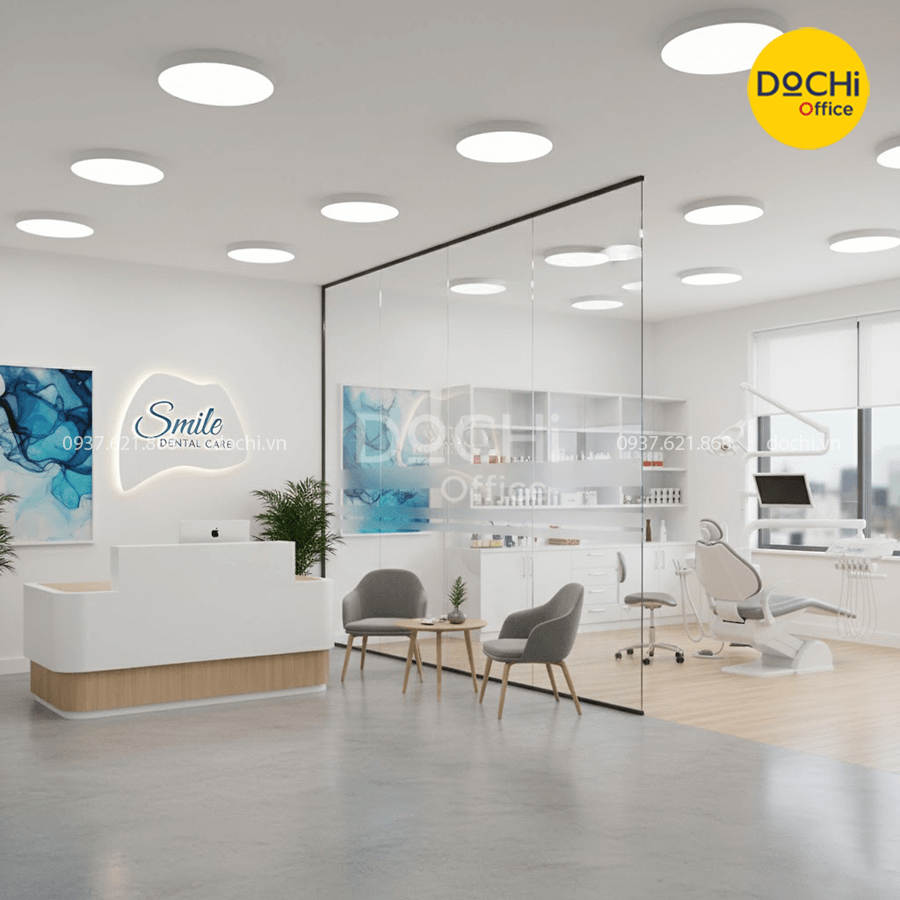 Các tiêu chuẩn khi thiết kế nội thất văn phòng nha khoa