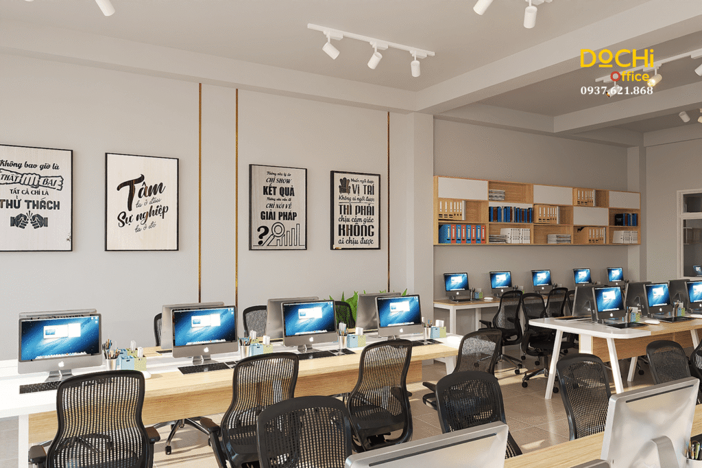 Bố trí không gian làm việc hiệu quả cho nhân viên