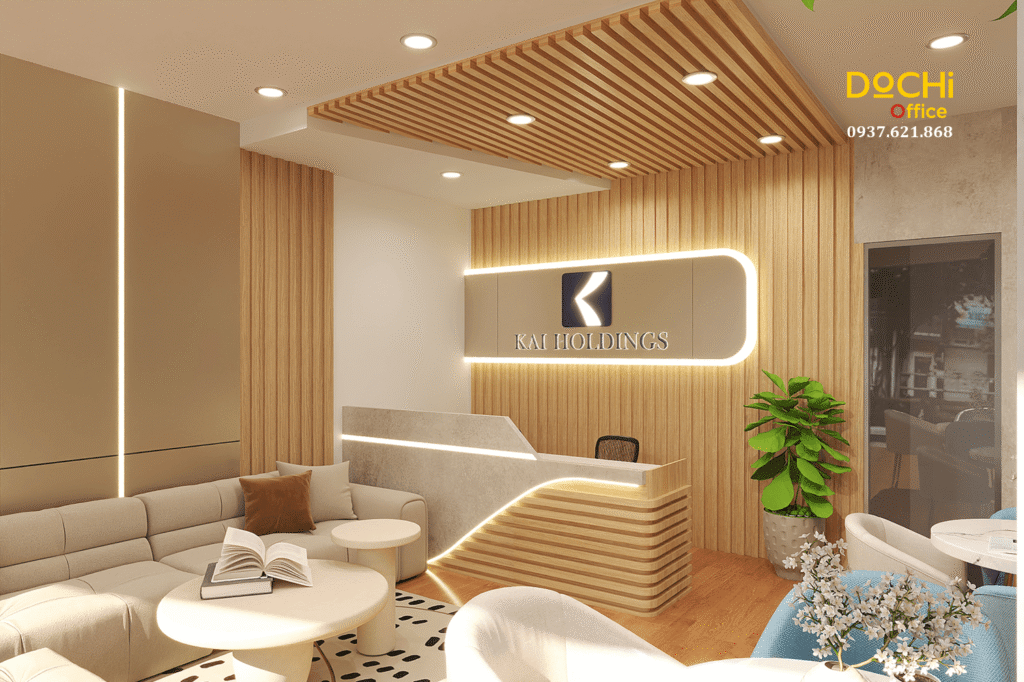 Thiết kế khu vực lễ tân, tiếp khách