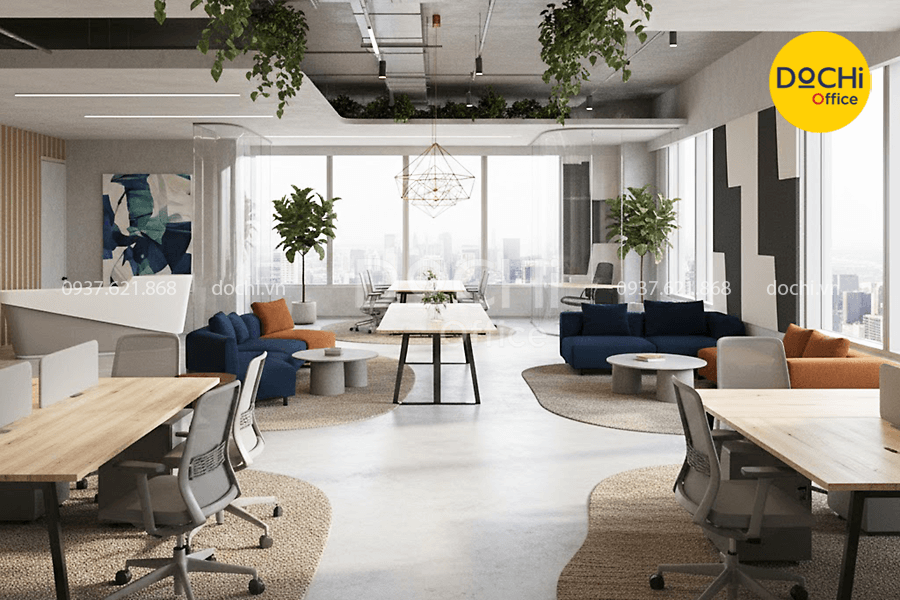 Lưu ý khi thiết kế nội thất văn phòng 200m2