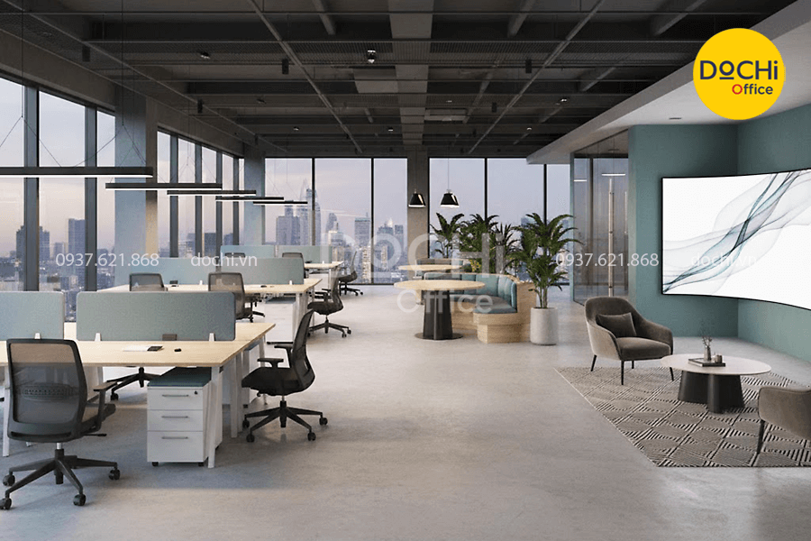 20+ Mẫu thiết kế nội thất văn phòng 200m2 hiện đại và chuyên nghiệp
