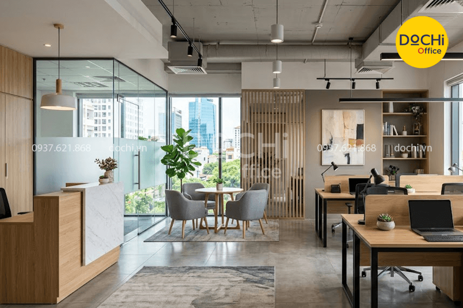 21+ Mẫu thiết kế nội thất văn phòng 80m2 đẹp, hiện đại và chuyên nghiệp