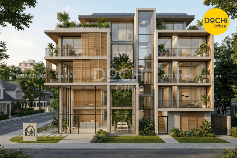 7+ Mẫu thiết kế nhà kết hợp văn phòng hiện đại