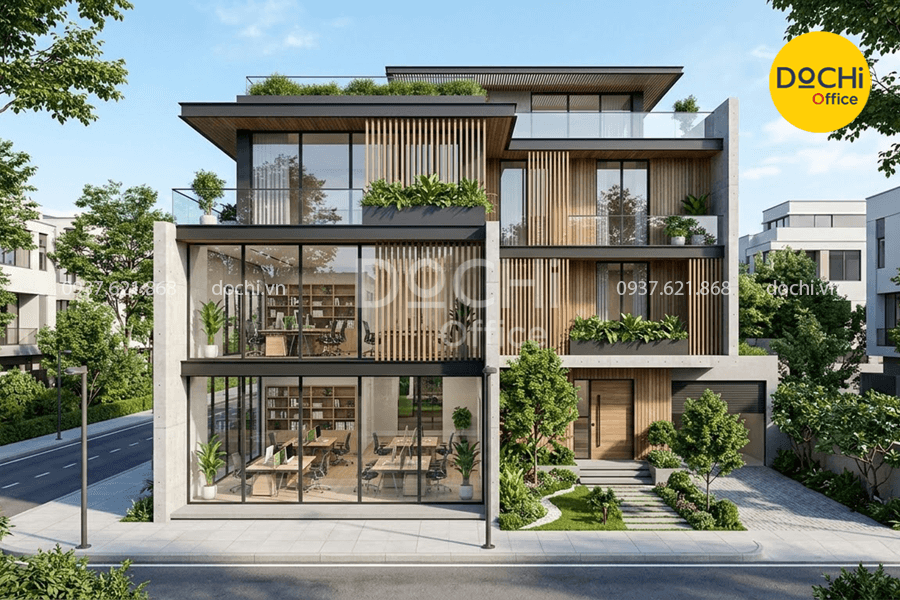 Ưu điểm của mô hình nhà kết hợp văn phòng