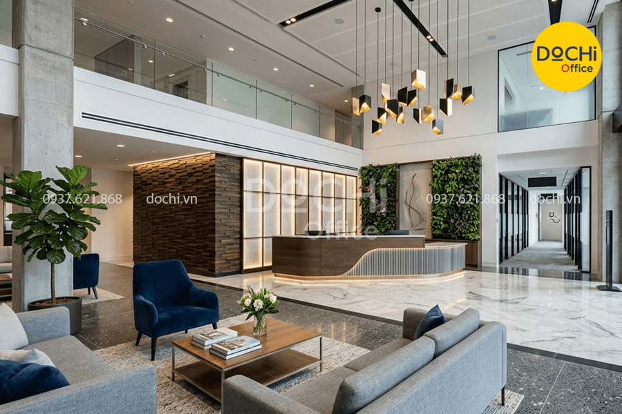 Các yếu tố không thể thiếu của một sảnh văn phòng chuyên nghiệp