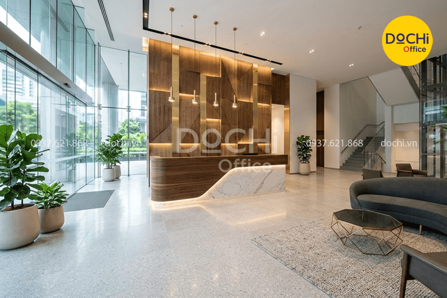 Tổng hợp các mẫu thiết kế sảnh văn phòng chuyên nghiệp cho công ty