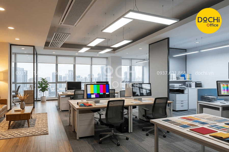 Thông số tiêu chuẩn chiếu sáng văn phòng khuyến nghị