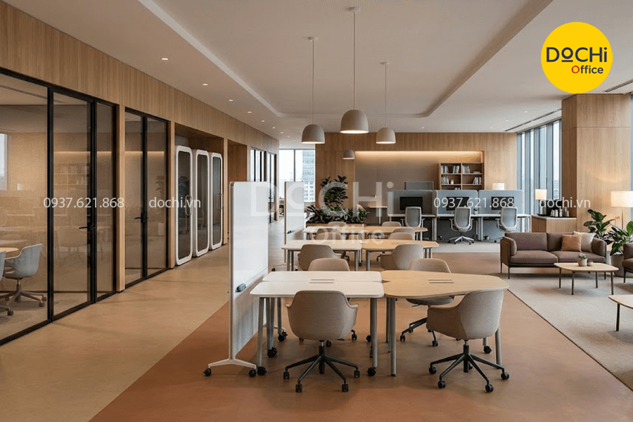 Lưu ý khi thiết kế nội thất văn phòng công ty công nghệ