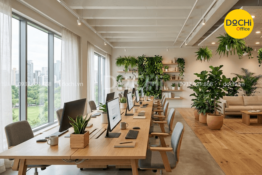 Xu hướng văn phòng công nghệ theo phong cách ECO