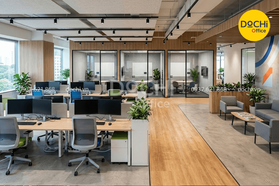 Tổng hợp các mẫu thiết kế nội thất văn phòng công ty công nghệ nổi tiếng