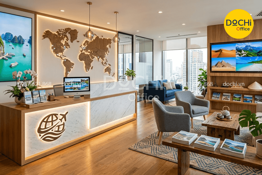 Khu vực lễ tân và sảnh chờ