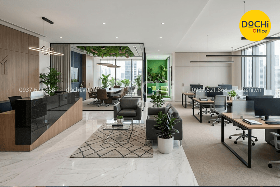 Các phong cách thiết kế văn phòng công ty tài chính