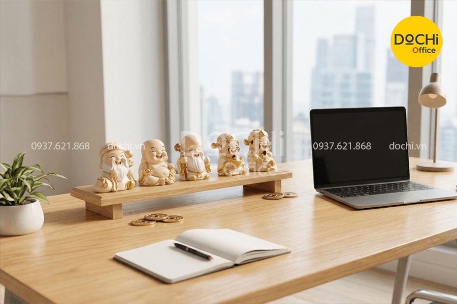 Top các vật phẩm phong thủy để bàn làm việc thu hút tài lộc