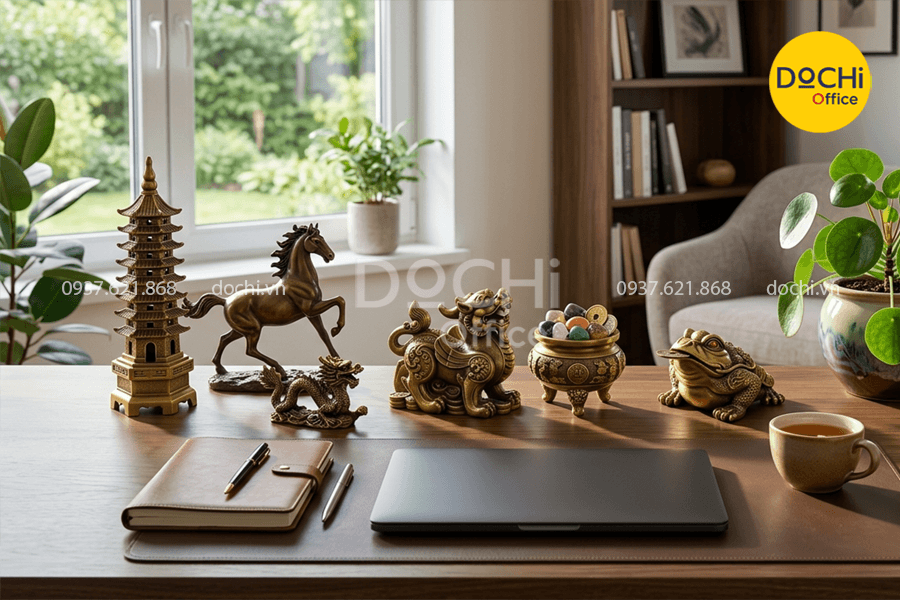 Lợi ích của các món đồ phong thủy để bàn làm việc
