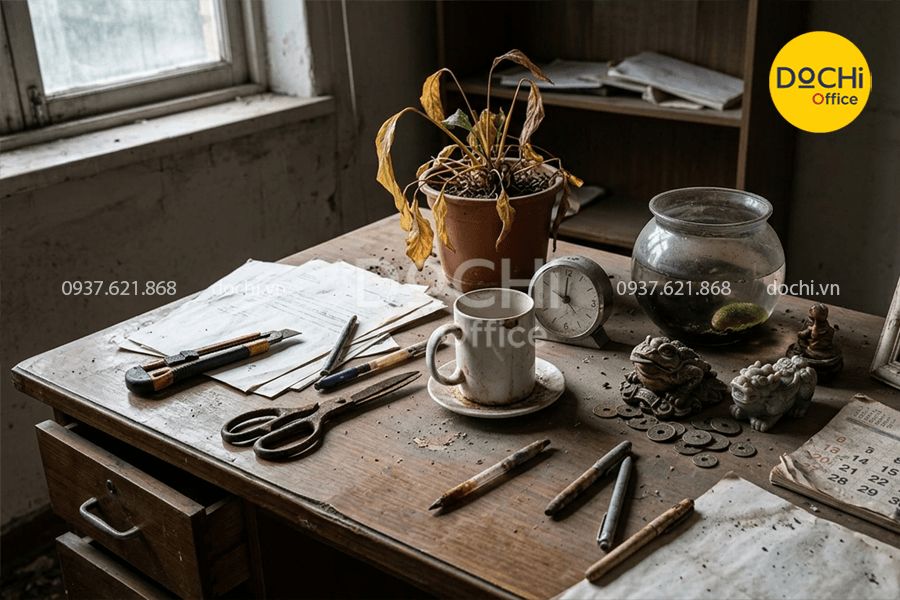 Những vật phẩm kiêng kỵ cần tránh đặt trên bàn làm việc