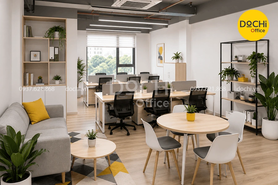 Mẫu nội thất văn phòng 30m2 cho startup nhỏ