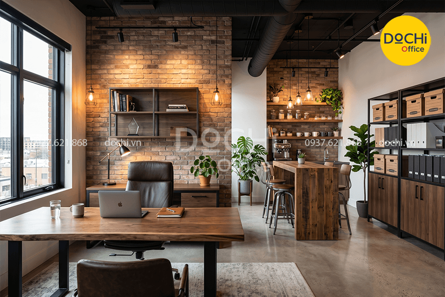 Ứng dụng phong cách thiết kế công nghiệp cho thiết kế nội thất văn phòng